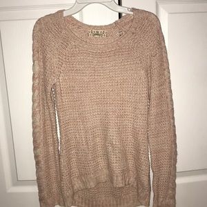 PINK Republic braided cotton sweater